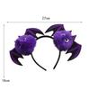 Halloween Bat Wing Pom Pom Headband Cute Monster Eyeball Hair Hoop Cosplay Costume Party Photo Hair Accessories For Kids Women