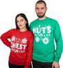 Christmas Matching Long Sleeve Shirts Green Red Mens Womens Funny Chestnuts Funny Tees