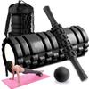 Foam Roller DPEAN Myofascial Release Yoga Pole Trigger Point Massage Ball of Stretching Equipment Roller Short Half Exercise Training Equipment with