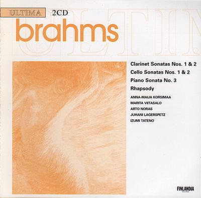 CD MEYER, ARTO NORAS; LUBIMOV - Brahms:Clarinet Sonatas 1&2/Ce 8573819702 Finlandia Recor 2000 Japan Classical Used