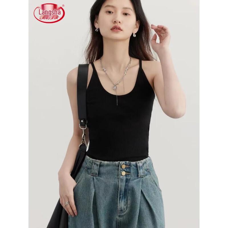 Langsha Women s Slim-Fit U-Neck Camisole 2XL (120-130 lbs)