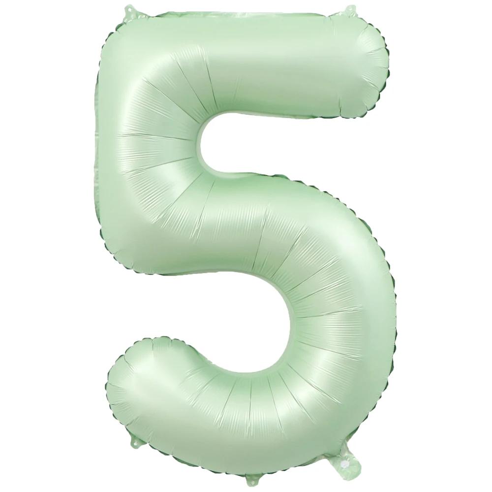 1Pc Large 40inch Number 1-9 Foil Balloons for Kid Boys Girls Crown Happy Birthday Balloon Baby Shower Decor Supplies