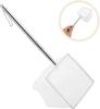 Aquarium Square Fishing Net with Suction Cup Extendable Long Handle Fishing Gear for Catching Fish Shrimp Tank Clean Accessories