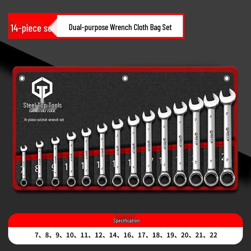 Metryczny zestaw kluczy do nakrętek złącznych podwójnie zakończonych (8-50mm) do naprawy samochodów
