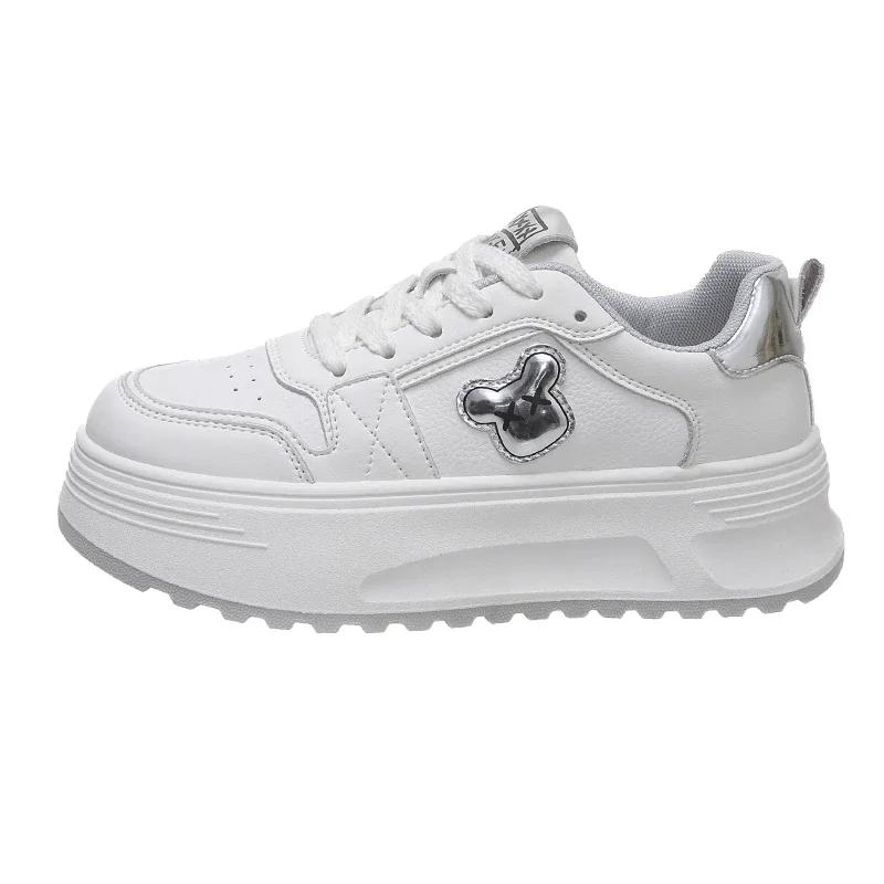 

Женские модные кроссовки на платформе со шнуровкой для ходьбы, удобные низкие повседневные кроссовки для тенниса 40