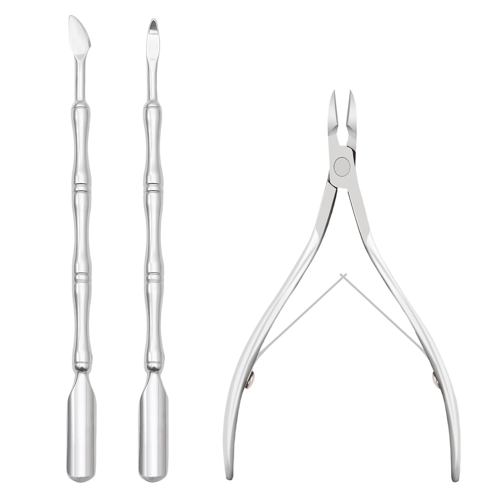 

3 шт./набор щипчики для кутикулы щипчики для ногтей ножницы щипчики для кутикулы триммер для кутикулы из нержавеющей стали для удаления кутикулы