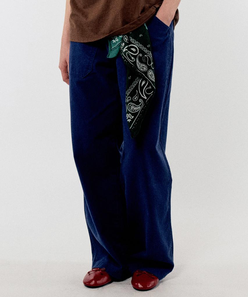 GOLDEN SUNSHINE French Work Pants_Navy