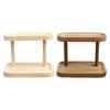 Storage Rack Wooden Storage Shelf 2-Tiers Desktop Organizer Shelves Desk Display Rack Desktop Dressing Table Cosmetics