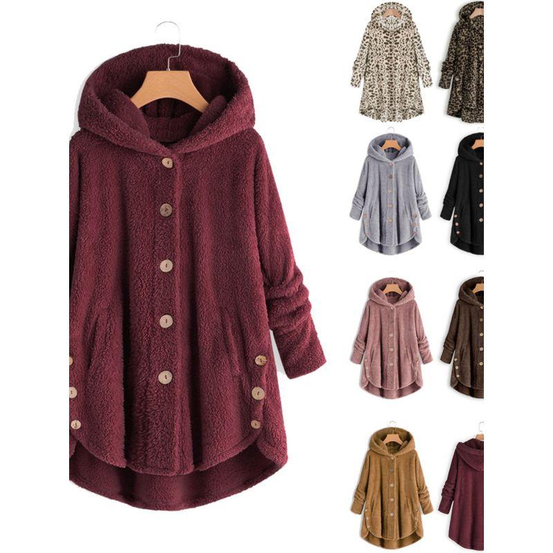 

Amazon EBay Single-Breasted Leopard Print Size 8 Coat Coffee XXXL