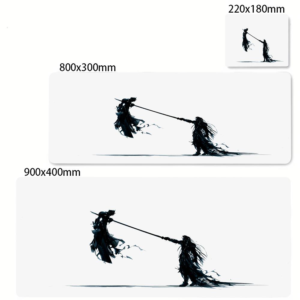 Large Gaming Mouse Pad Final Fantasy 7 Computer Mousepad PC Gamer Laptop Mouse Mat Office Mausepad XXL Keyboard Mat Desk Pads