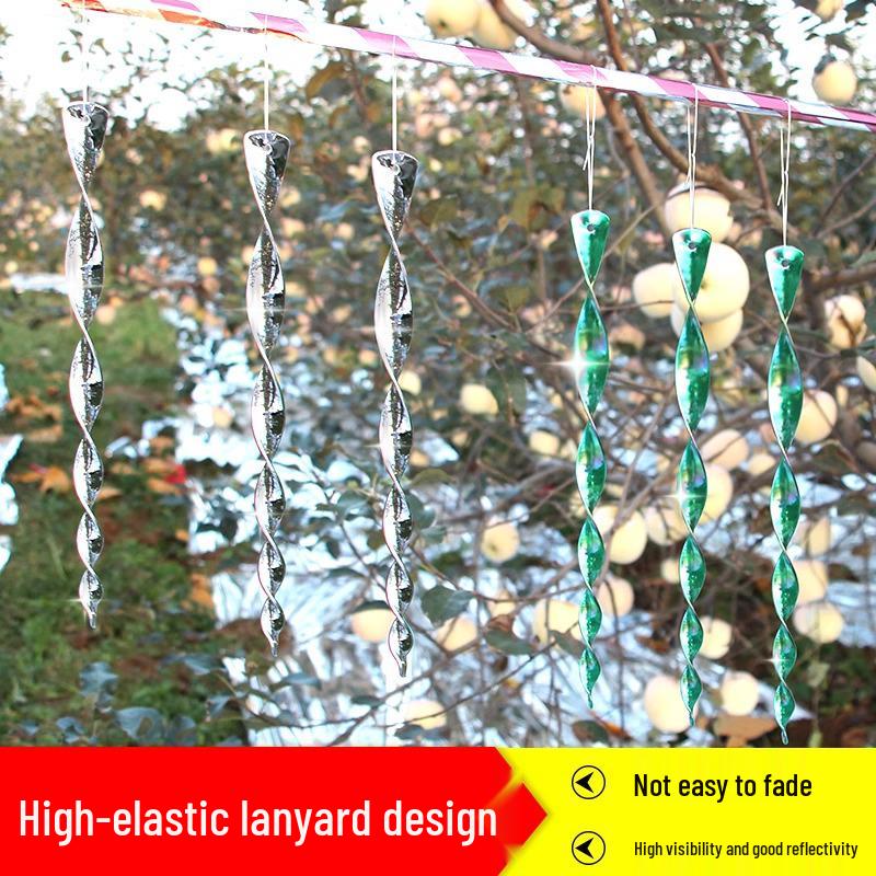 Exclusive New Bird Repeller: Wind-Powered Spiral Flashing Tape & Laser Scarer