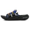 Alpha Rubber Sole Slide Slippers Unisex Black Blue 3025051-400