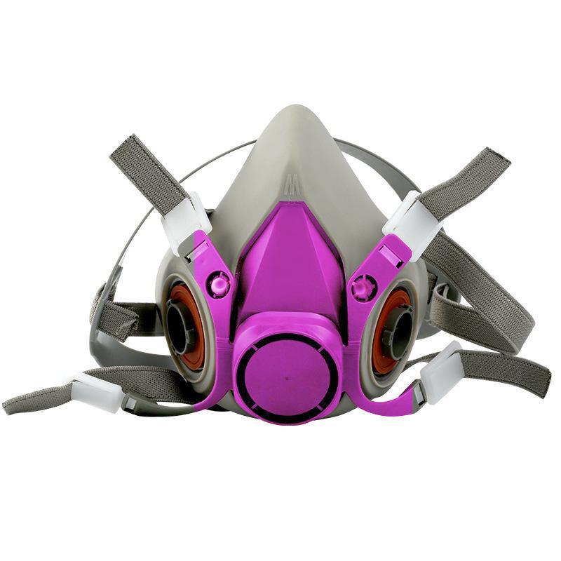 

6200cos Анимационный противогаз с распылителем краски - защищает от пыли и дыма mask body фиолетовый