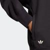 Adidas Originals Trefoil Solid Logo Embroidery Striped Stand Collar Jacket Men Jacket Black HR8695
