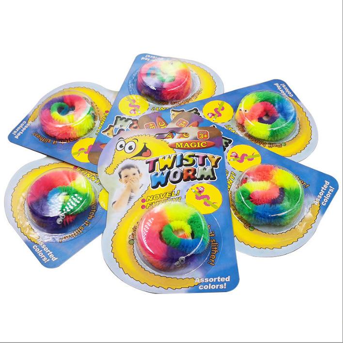 Price Fuzzy Children's Props Swinging Toy Plush Magic Worm Twisted Birthday Party Novelty