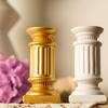 Roman Pillar Greek Column Statue Candle Holder Resin Figurine Home Desktop Decor Ornament Pography Prop Architectural Detail