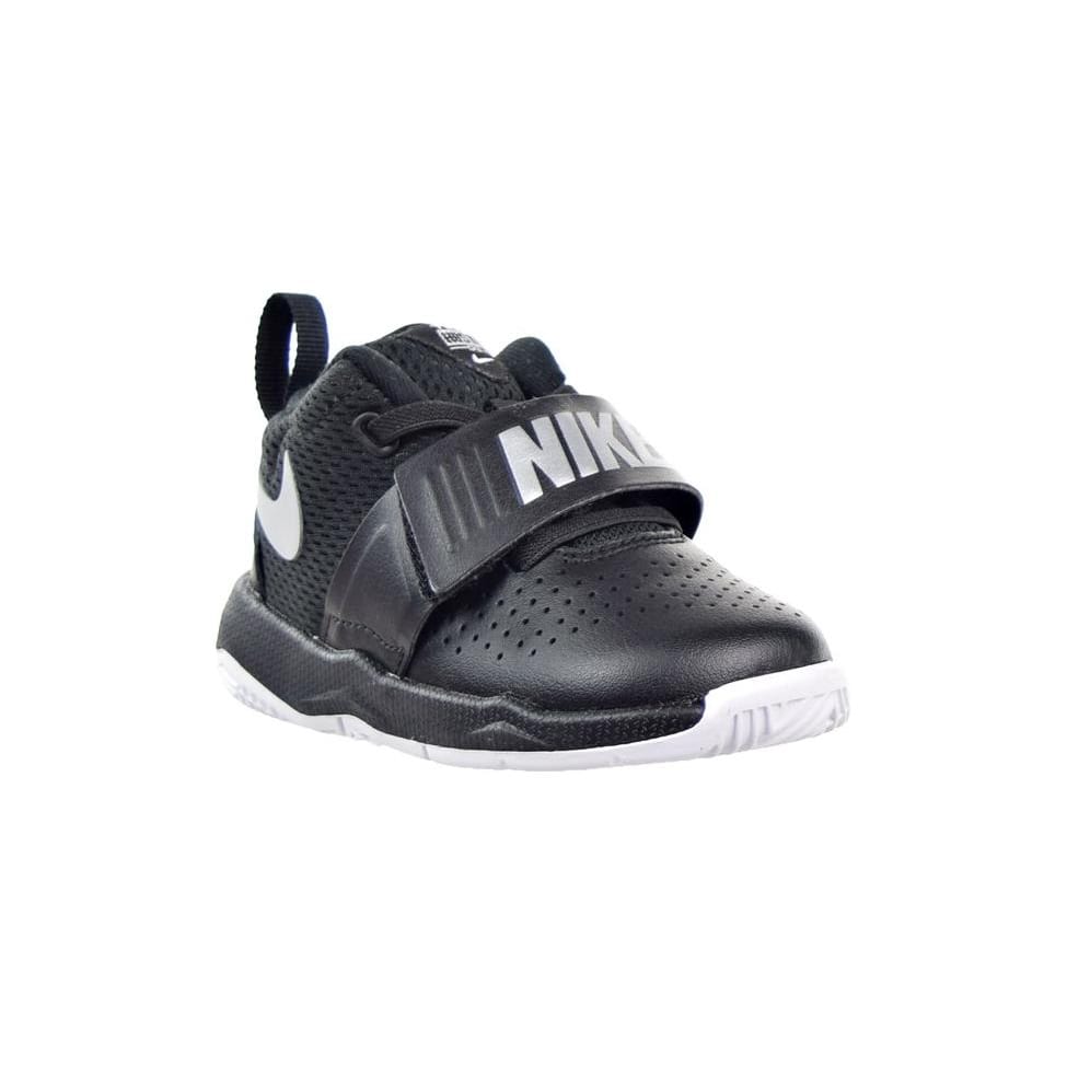 Nike Team Hustle D 8 Comfortable Cushioning Abrasion Resistant Support Low Top Toddler Shoes Black Infant And Toddler 881943-001