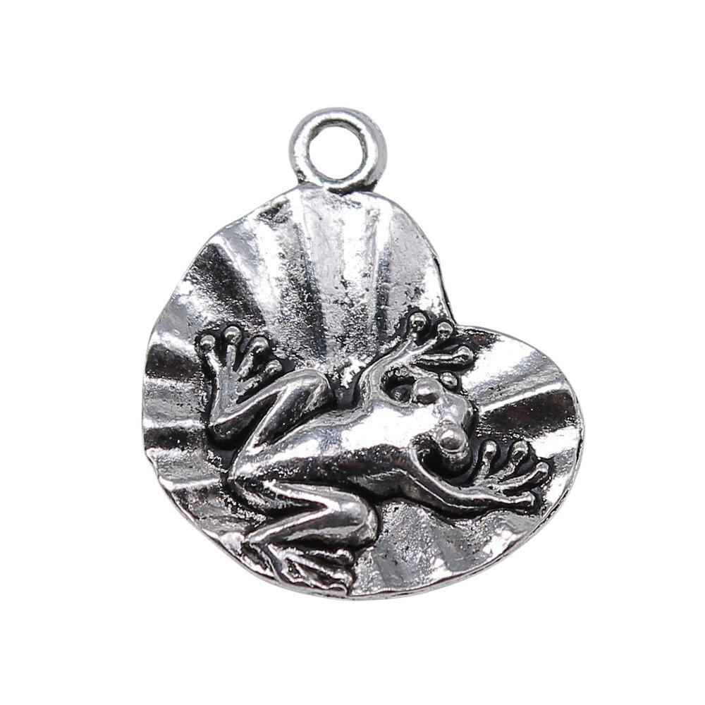 Frogs Insects Charms Vintage Alloy Pendants For Reptile Themed Jewelry