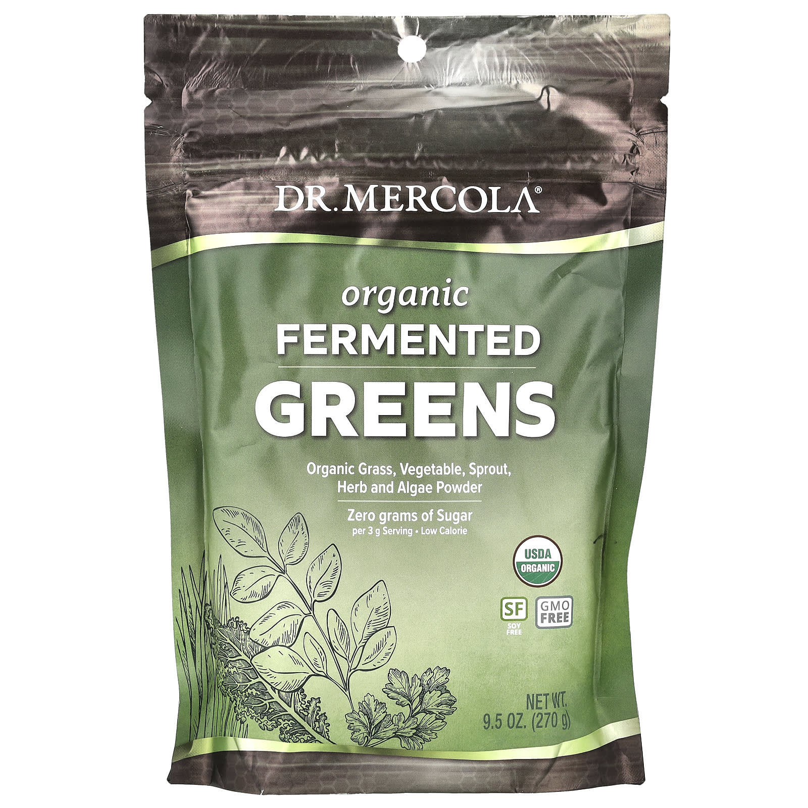 

Dr. Mercola, Organic Fermented Vegetables, 270G (9.5 Oz)