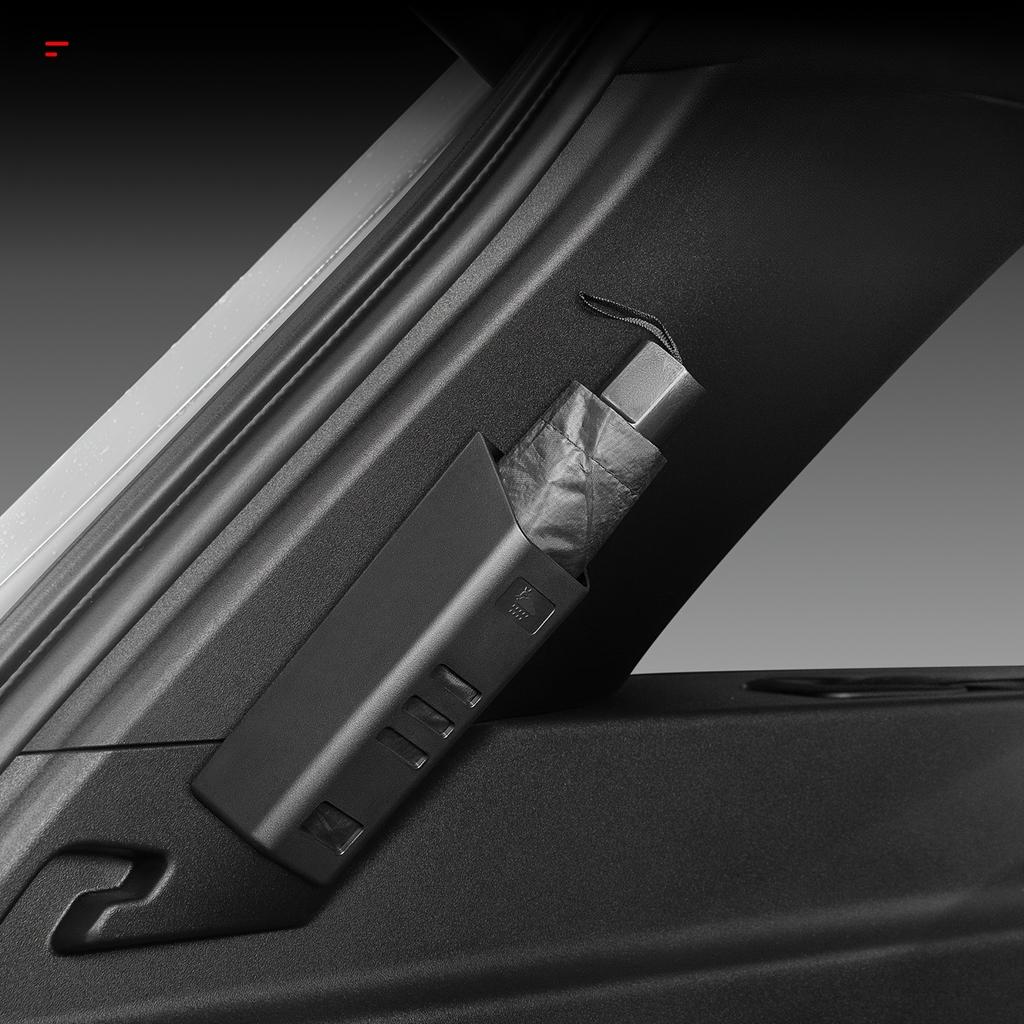 ABS Waterproof Car Trunk Umbrella Storage Box Universal Fit for SUVs Sedans Hatchbacks Space-Saving Organizer for Home and Car Additions