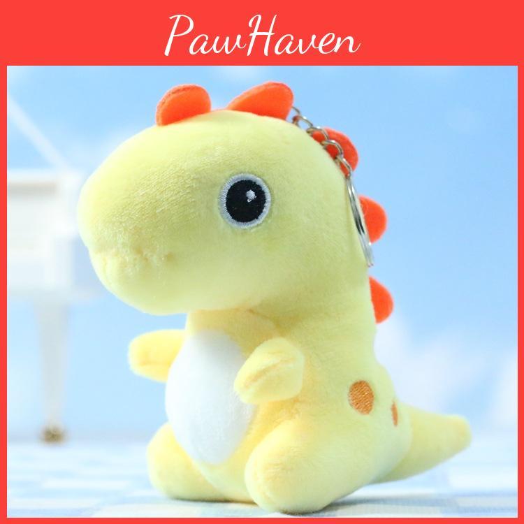 Soft And Cuddly Mini Dinosaur Plush Toy Ideal For Bag Decoration And Party Favors