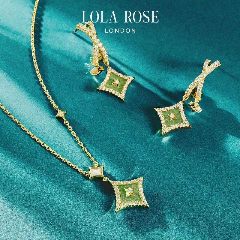 

Lola Rose Rolla Rose Twinkling Star Necklace Female Clavicle Chain Fashion Classy Niche Style Birthday Gift Garnet Bracelet-LR80934