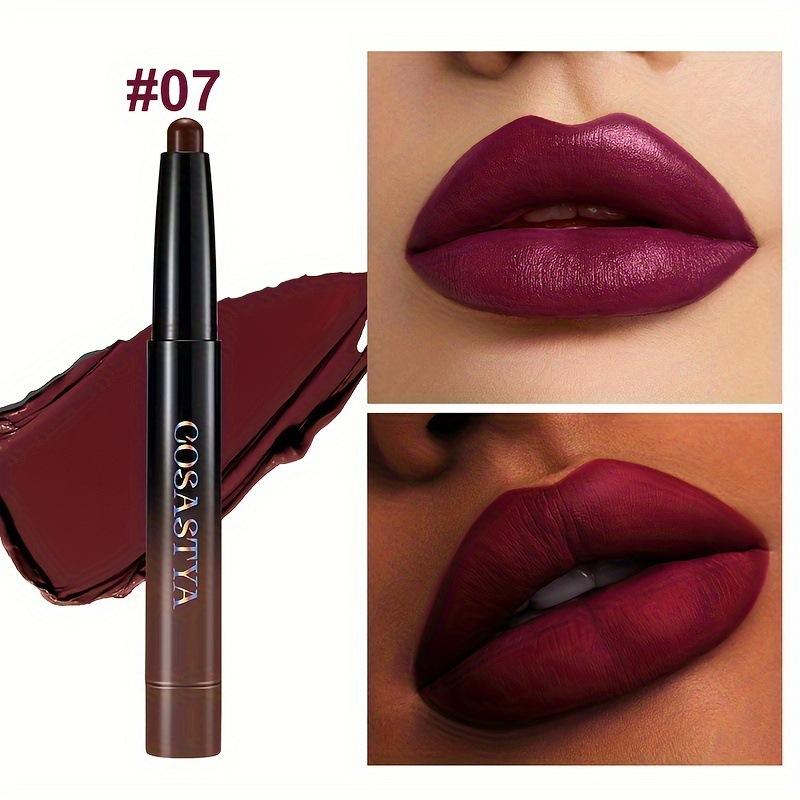 Bright & Tempting Lipstick Waterproof Long-Lasting Moisturizing Lipstick Matte Finish Lip Stain In 8 Vibrant Shades Creamy Texture Easy Application