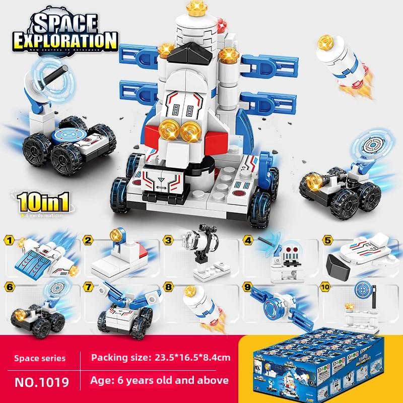 Car Building Blocks Fire Truck Tank Aircraft Engineering Car Bricks Assemble Children's Toys