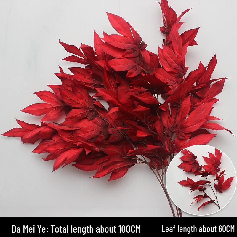 Wine Red Artificial Floral Bouquet - Chinese Wedding & Engagement Ceiling Decoration