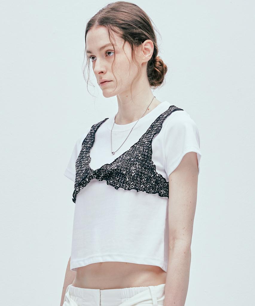 SSY Bustier Crop T-Shirt
