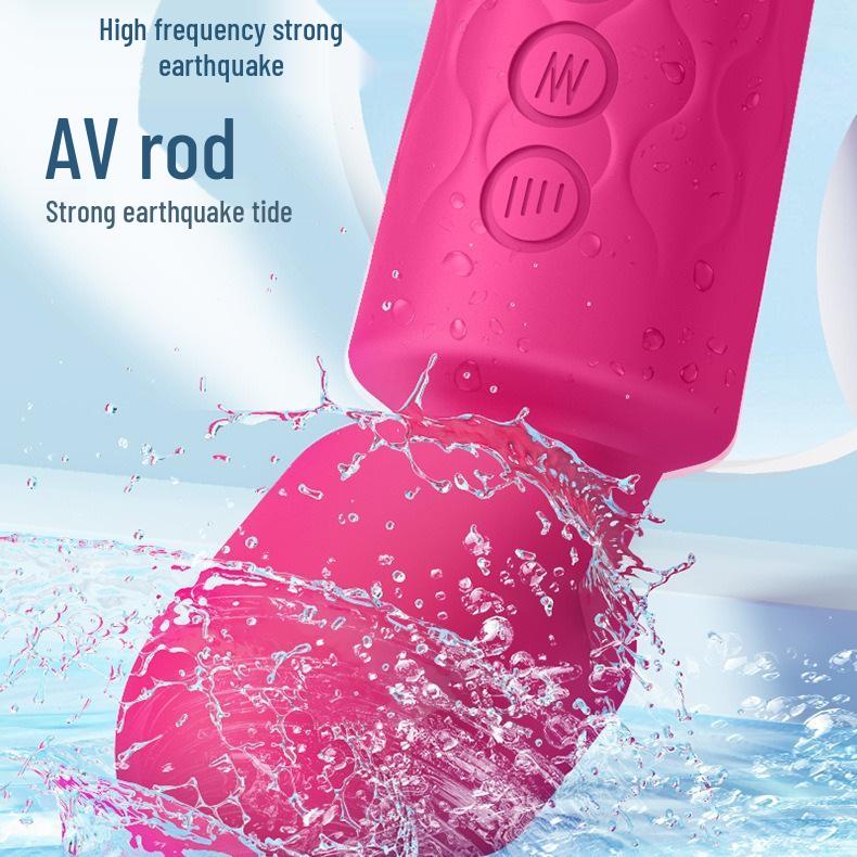 Mehrfrequenz-Erdbeben-Ritter-Vibrator für Frauen - Starker Massage-AV-Stick Erwachsenen-Sexspielzeug