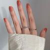 VENTFILLE 925 Sterling Silver Ring for Women Girl Gift Flower Bow Love Combination Ins Niche Jewelry Dropship Wholesale