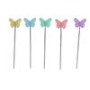 Colored Pins Floral Needle Holder Cotton Fabric Cover Pincushion Set  For DIY Crafts