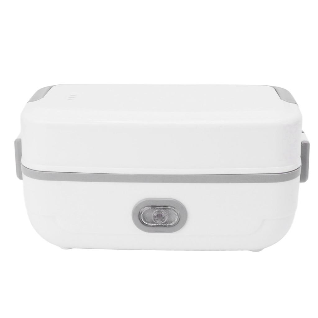 Electric Lunch Box 2 Compartment Fast Heating Stainless Steel Leak Proof Food Heater Warmer for