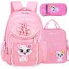 Korean Cute Princess Backpack for Girls, Grades 1-6, Ages 7-12