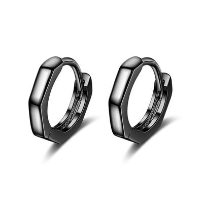 Boucle d'oreille Huggies en argent Sterling 925, petit cercle lisse, pour bébés, enfants et filles, boucle mignonne