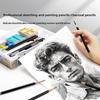 Sketch pencil set 4b8b2b pencil for art students with soft, medium and hard charcoal pencils.  charcoal pencils for drawing