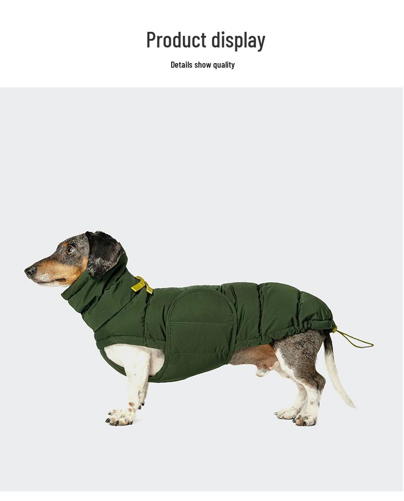 Outdoor Warm Cotton Pet Jacket for Dogs & Cats - Autumn/Winter Mountaineering Suit
