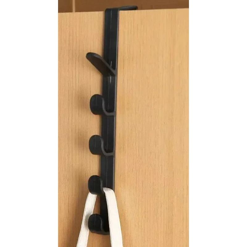 

Многофункциональный креативный 5 крючков переносной вешалка для одежды кухня ванная комната за дверью вешалка для полотенец крючки для хранения M чёрный