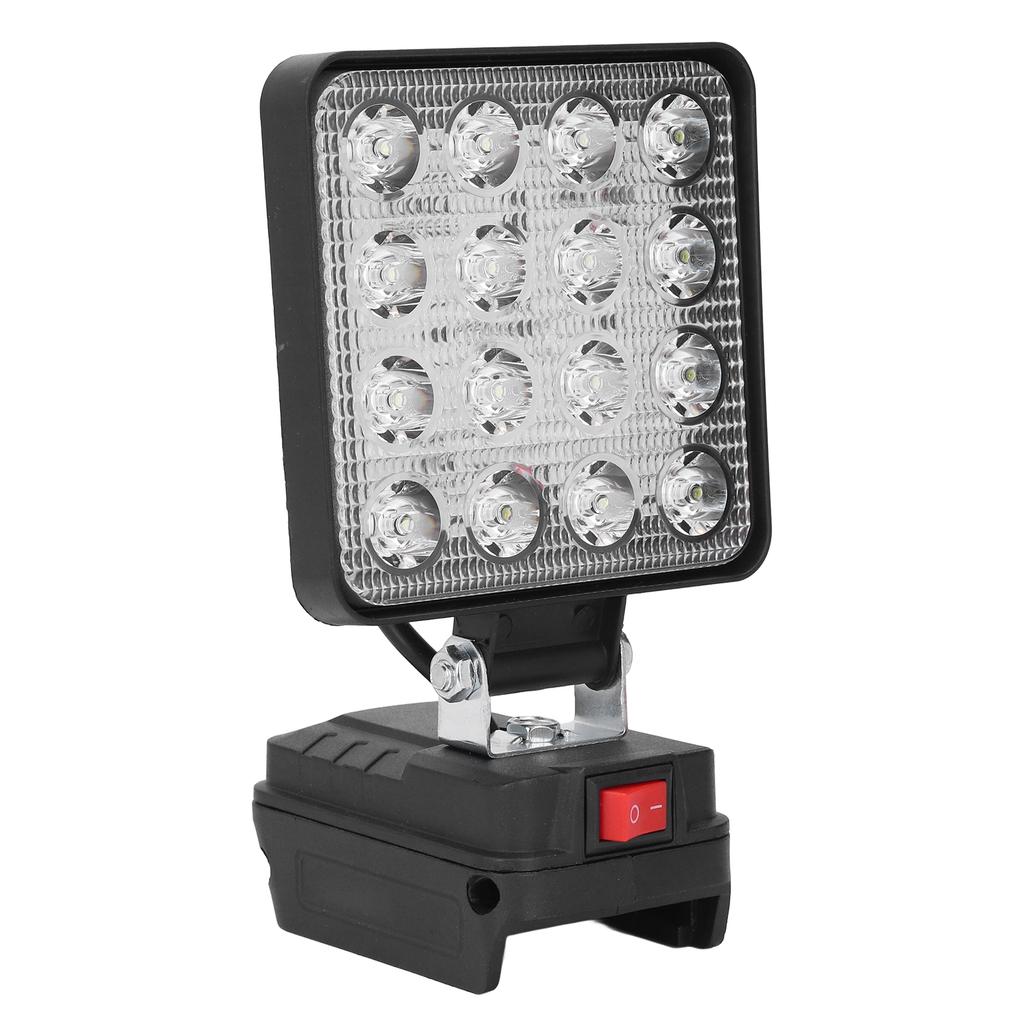 Cordless LED Work Light Dual USB Ports 48W 4800LM Emergency Portable Flood Lamp for WA3551 5Pin 18V Lithium Ion Battery