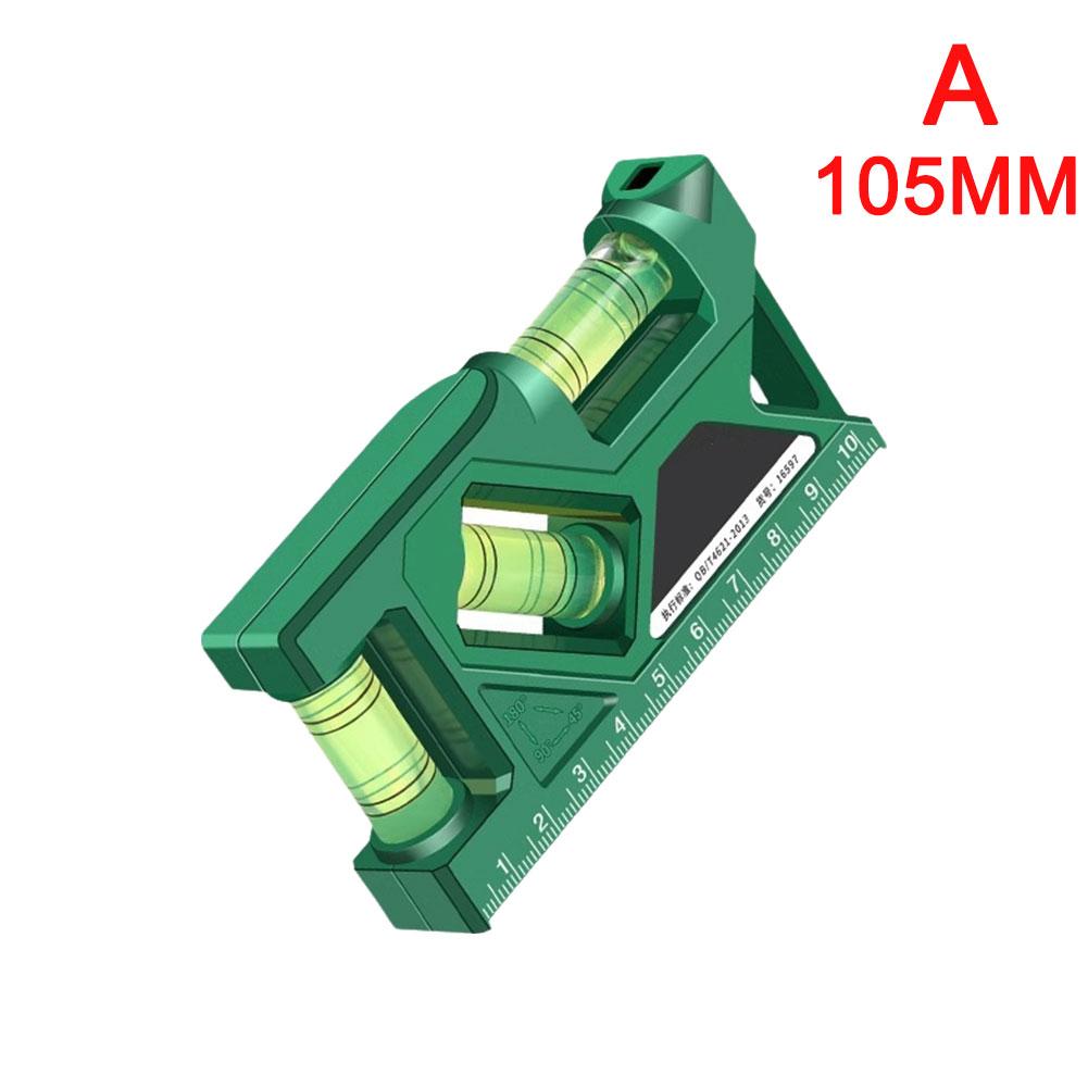 

Портативный магнитный карманный уровень, мини-транспортир, высокоточная горизонтальная вертикальная измерительная метрическая линейка 105/150/200 мм