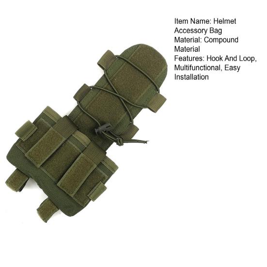 Geantă Accesorii Cască Mk2 Bandă Arici Multicolor Portabilă Detașabilă Coardă Elastică Instalare Ușoară Pachet Baterii Cască Multifuncțional