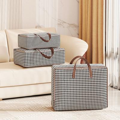 Portable Quilt Bag Storage Organizer Large Capacity 25kg Load-capacity Reinforced Handles