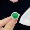 Lindon Classic Copper Alloy Zircon Ring Ladies Jewelry Wedding Promise Party Gift