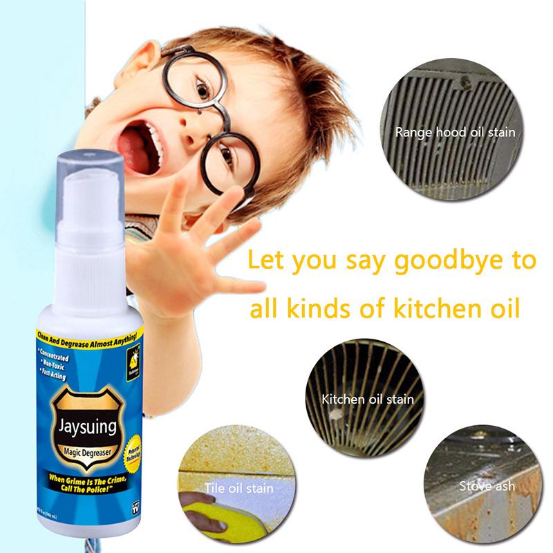 Cucina Magica Sgrassatore Pulitore Spray Panno Macchie d'Olio Rimuove Grasso Sporcizia Agente Casa Piano Cottura a Gas Forno Superficie di Pulizia