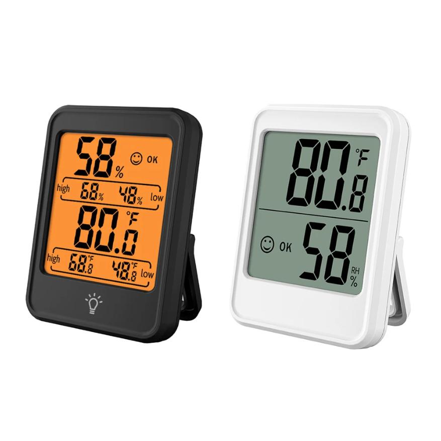 MC41 LCD Digital Thermo-Hygrometer Indoor Thermometer Hygrometer Temperature and Humidity Monitor Home Weather Station