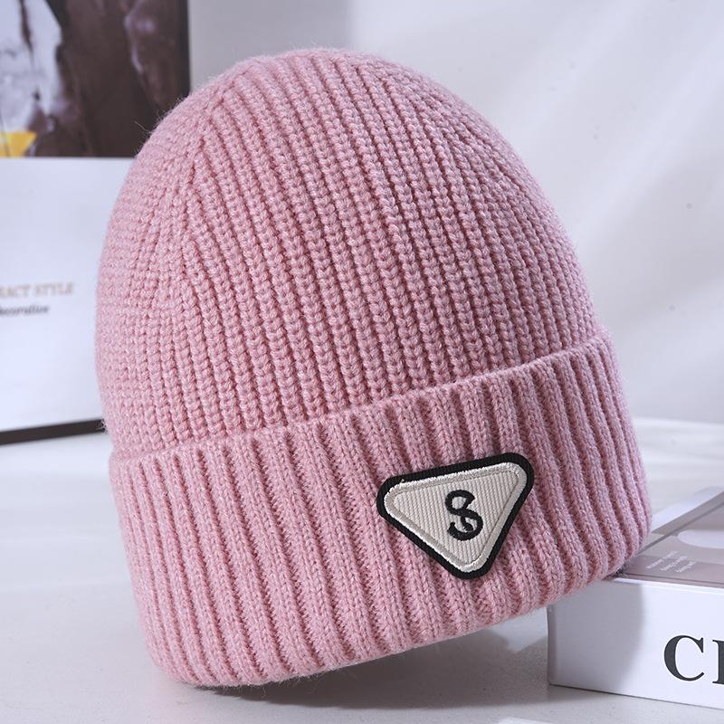 

Lady ColdSeason Warm Knitted Hat Korean Style Trendy DailyWear Versatile CampusUse Couple Wool Hat Windproof Ear Protection Cold Hat