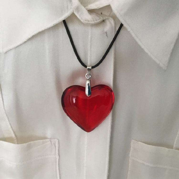 Goth Love Heart Clavicle Chain Women Girls Wedding Jewelry Party Birthday Gift