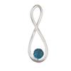 London Blue Topaz Gemstone 925 Sterling Silver Jewelry Handcrafted Pendant 1.66" PP-20-4