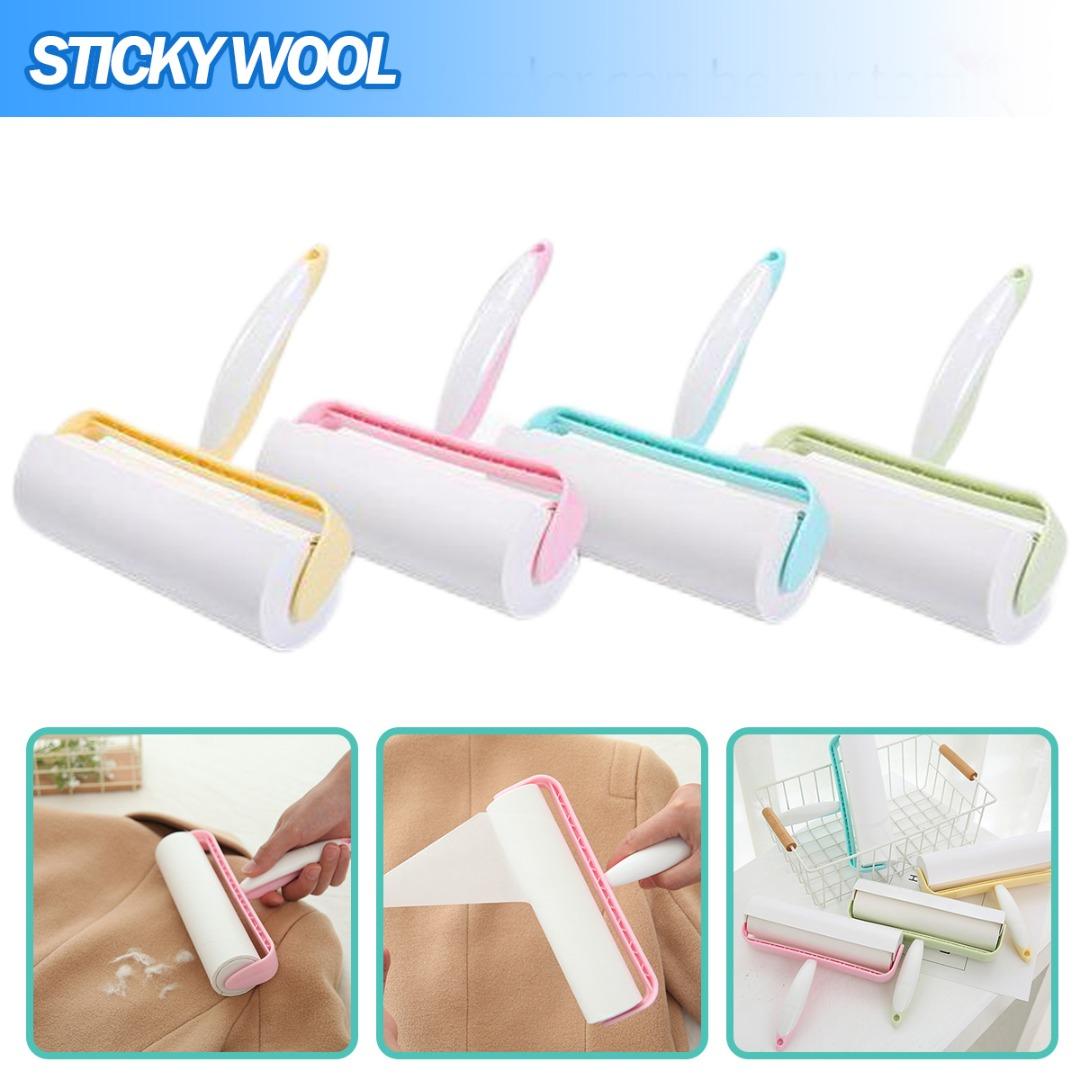 

PDTO Большой валик для ворса, очень липкий для удаления шерсти домашних животных с одежды, ковра, автокресла